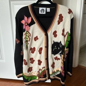Storybook knits sweater with jaguar